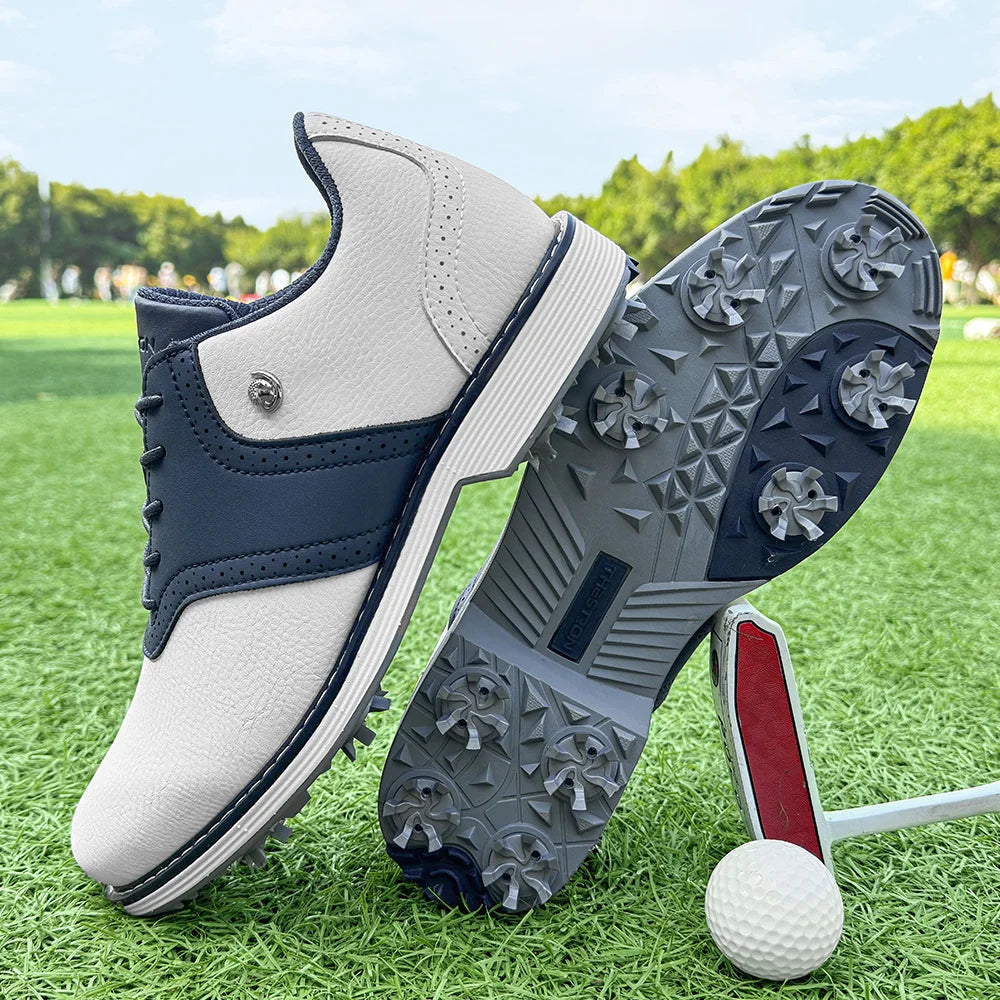 Lenox Golf Shoes Men Spikes Sneakers Walking Footwear