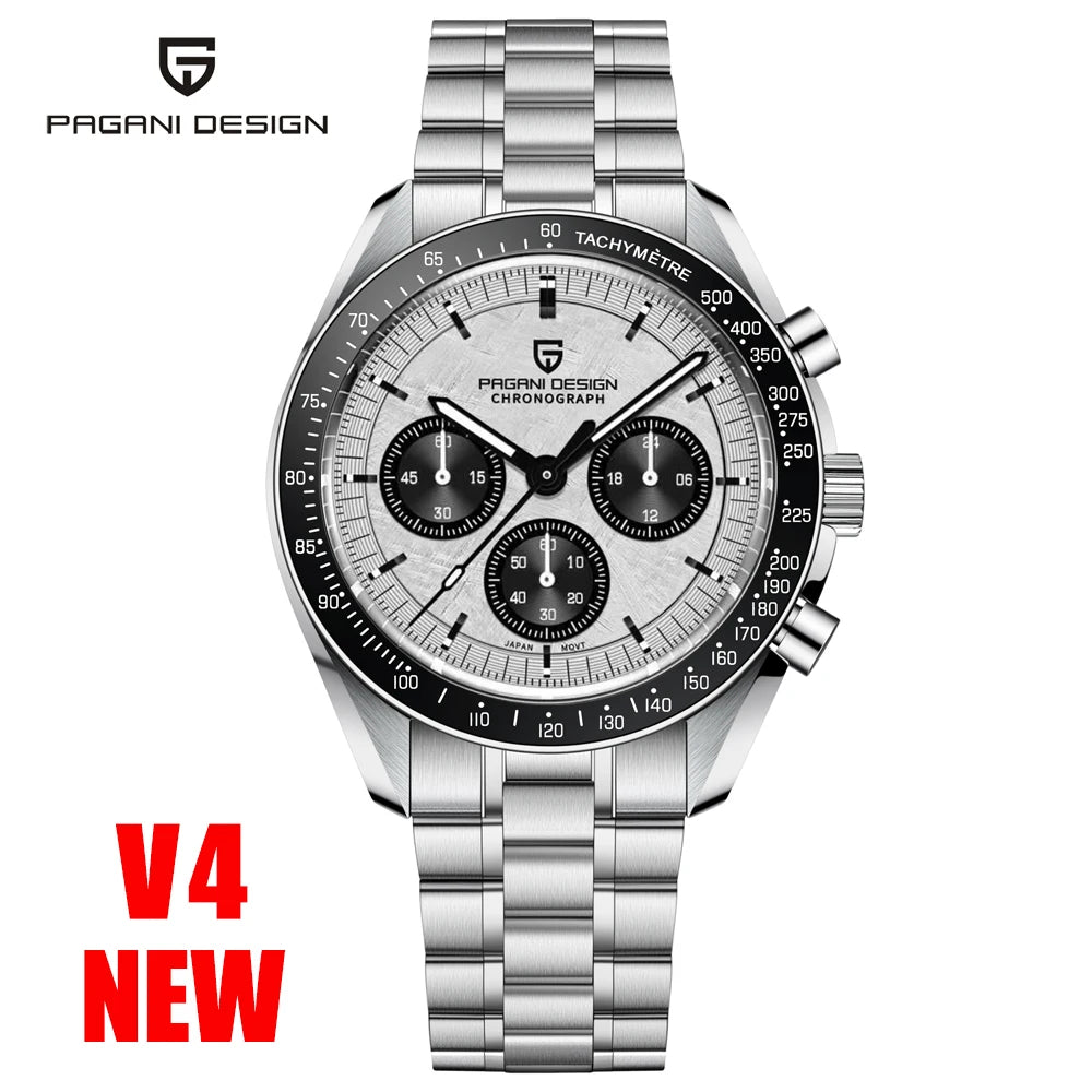 PAGANI DESIGN CK2998 Moon Watch Stainless Steel Chronograph For Men