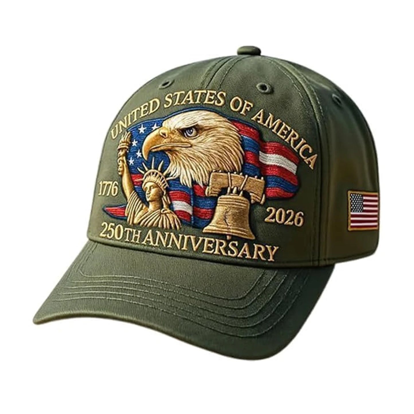 Breathable Patriotic Baseball Cap United States Tribute Hat