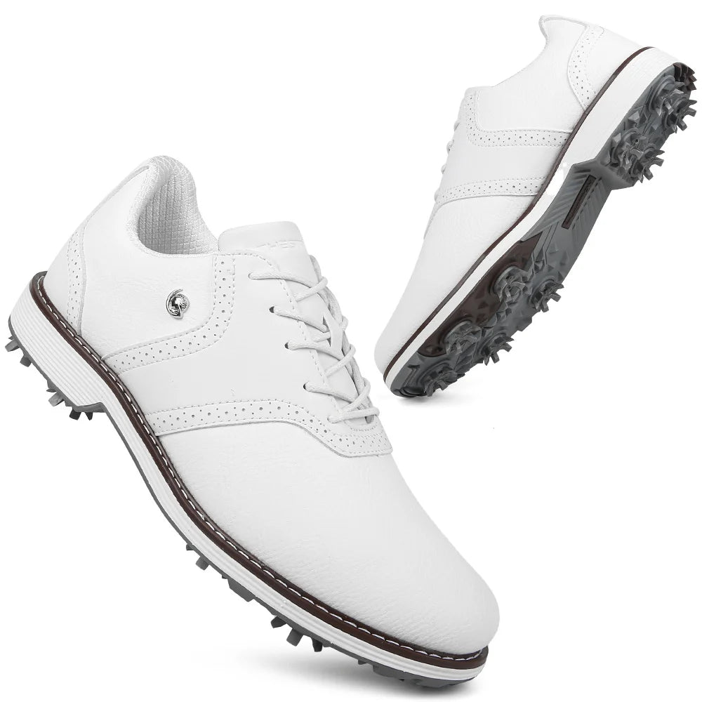 Lenox Golf Shoes Men Spikes Sneakers Walking Footwear