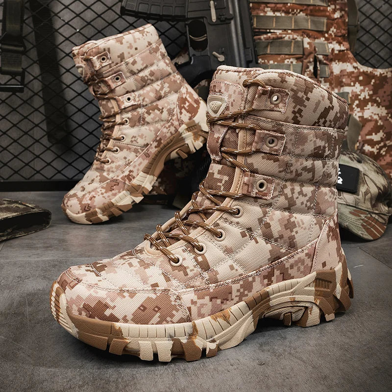 Louis Kadhrcn Men's Lightweight Outdoor Hiking Tactical Boots