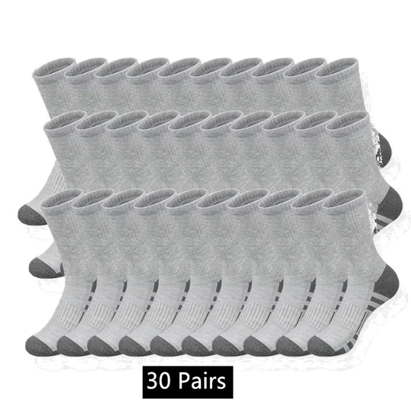 Unisex Men's Classic Crew Socks For Running And Basketball Breathable