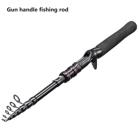 SHIQIAN Telescopic Carbon Fishing Rod With Spinning Grip