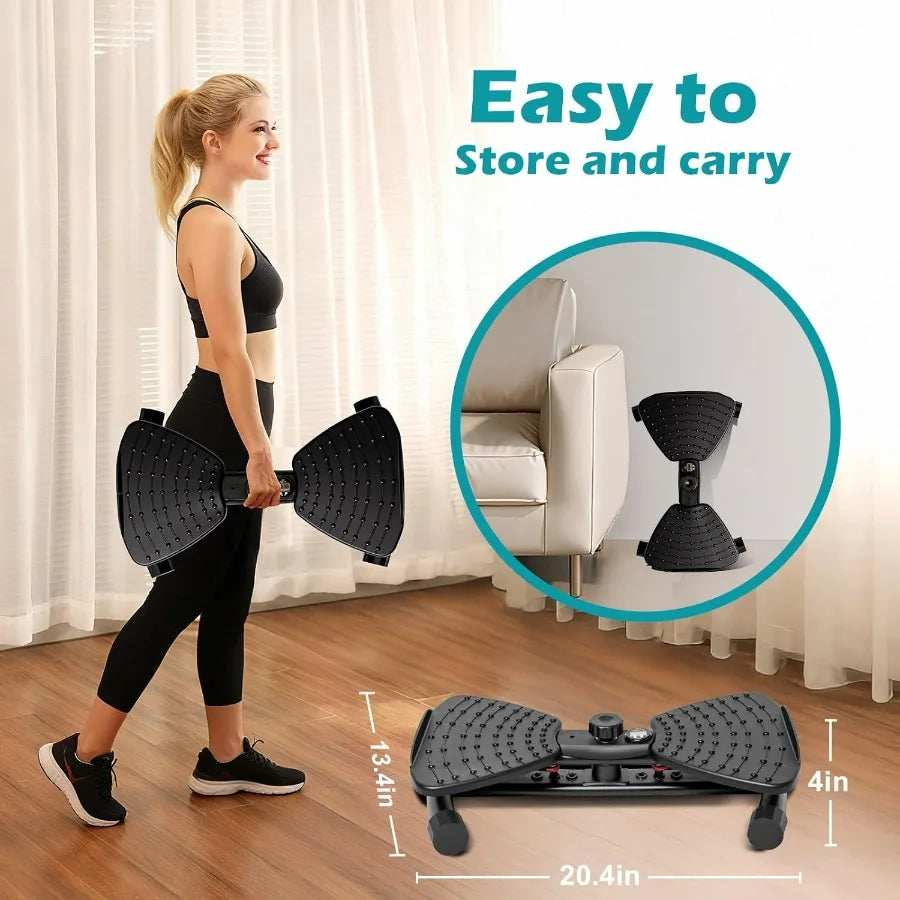 Waist Twister Machine Noiseless Adjustable Twist Board For Home Gym