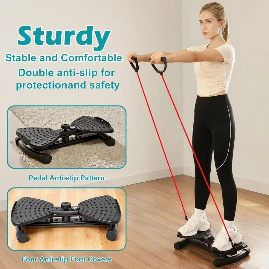 Waist Twister Machine Noiseless Adjustable Twist Board For Home Gym
