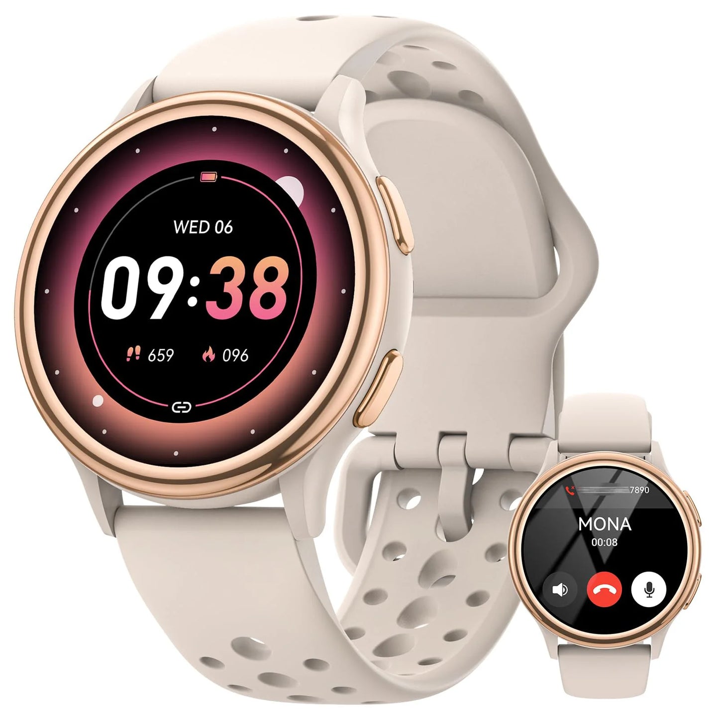 AnyloopCa Women Smartwatch Fitness Tracker With 400 Faces