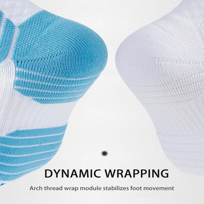 MOMMIELIFECN Basketball Socks For Men Mid-Tube 4 Pairs