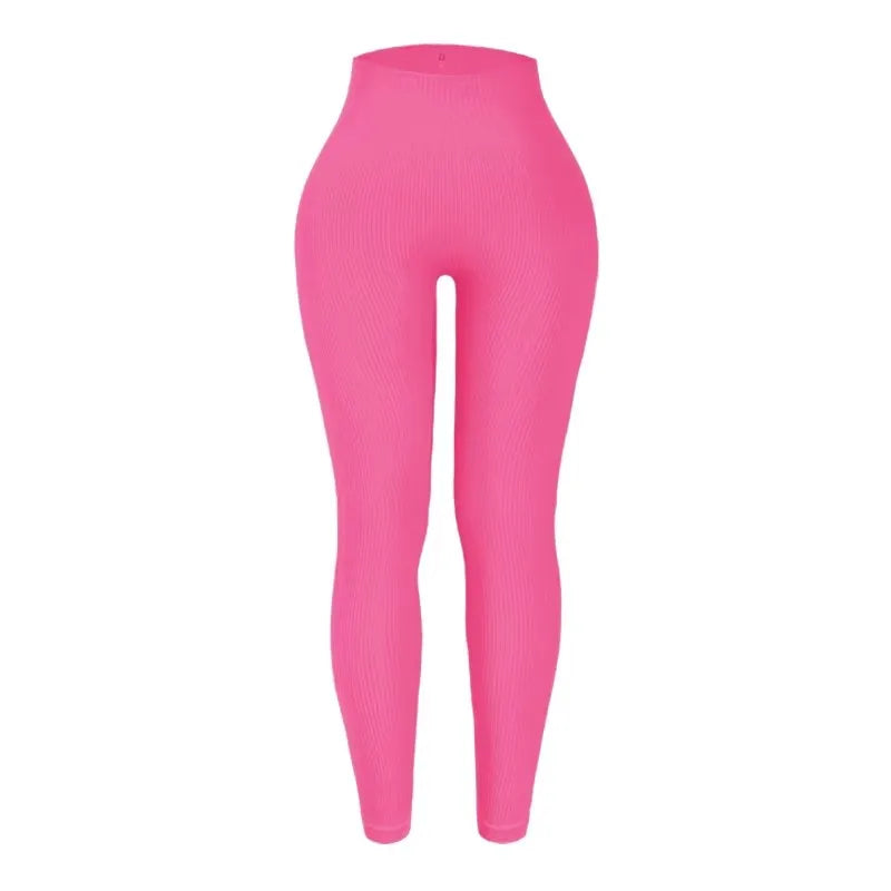 Women's Seamless Knitted Yoga Pants High Waisted Leggings Hip Lifting