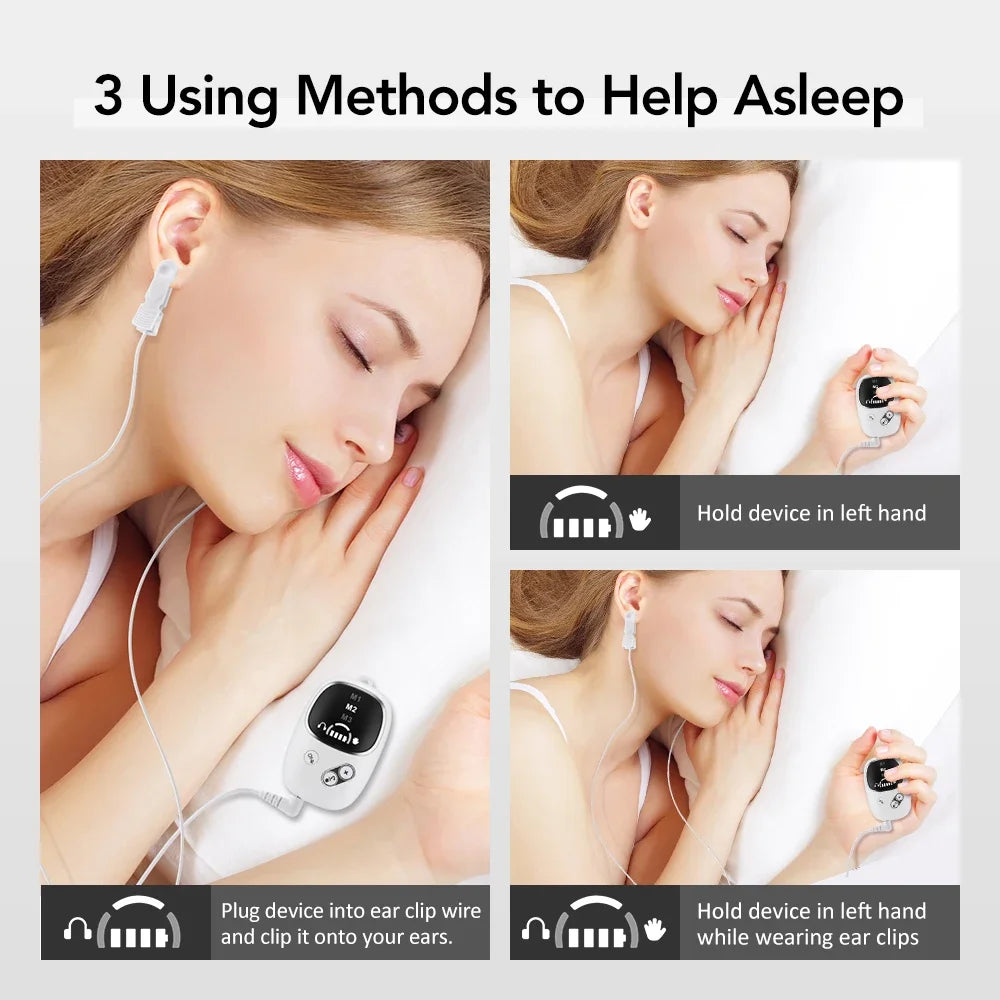 Vagus Nerve Stimulation Ear Clip Sleep Aid Device Insomnia Relief