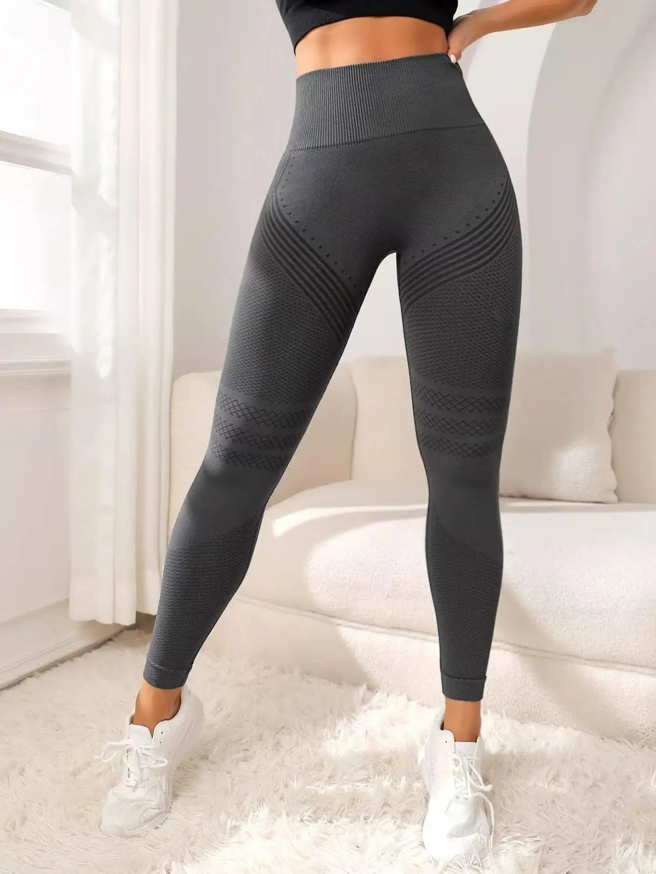 Cellulite 3D Leggings High Waisted Butt Lifting For Gym Workout