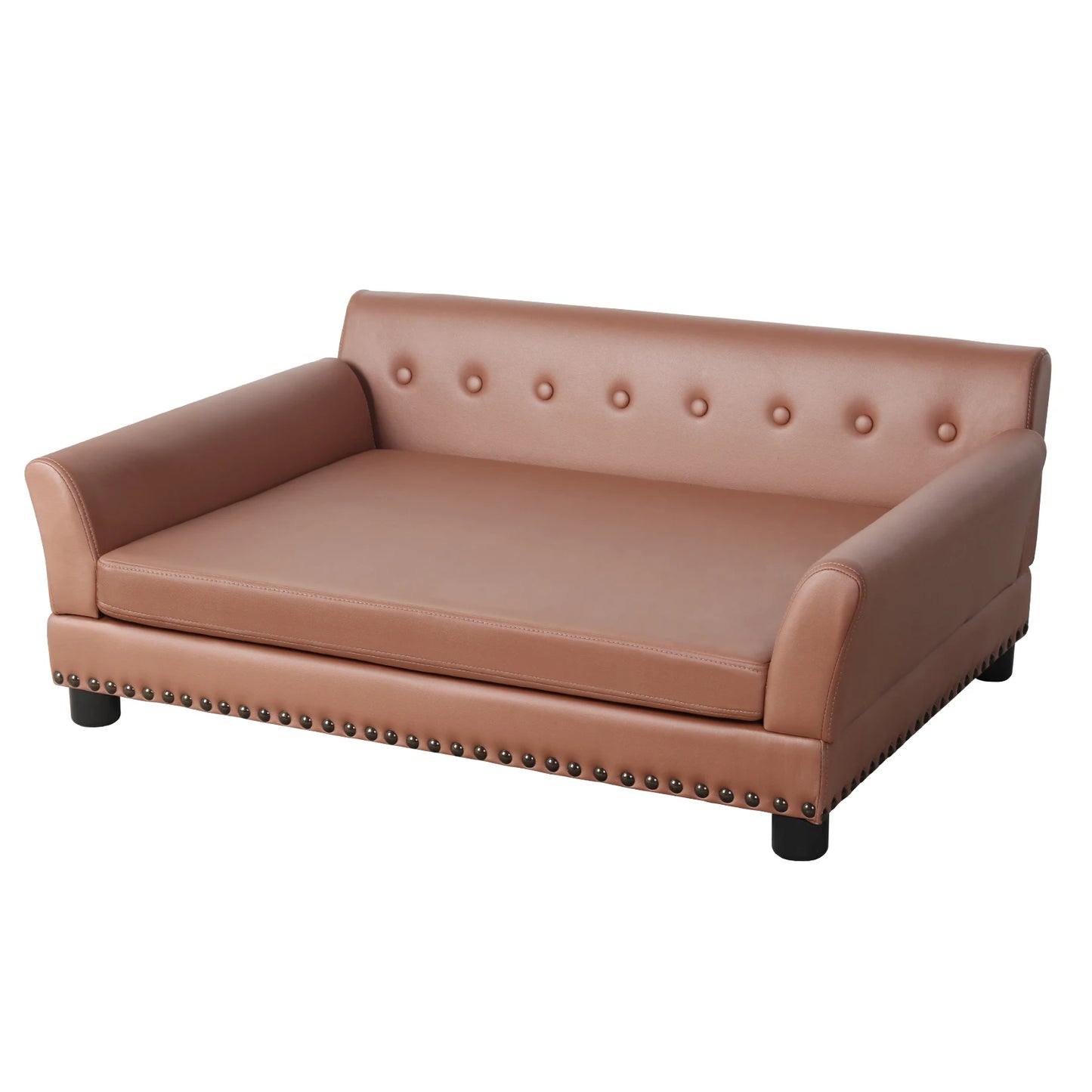 Bingopaw Luxury Raised Dog Sofa Bed With Removable Cushion