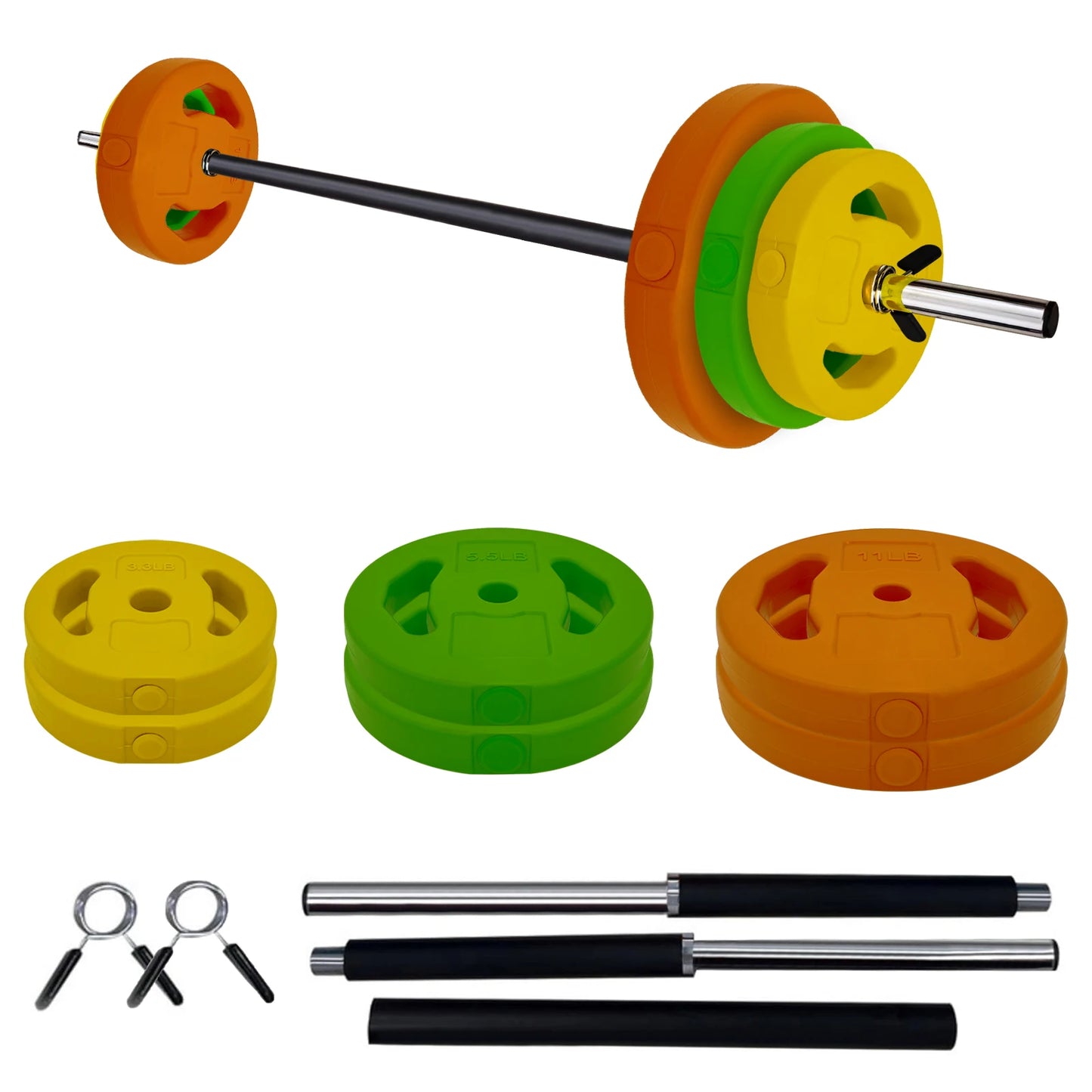 TWISTER.CK Adjustable Barbell Weight Set For Home Gym Training