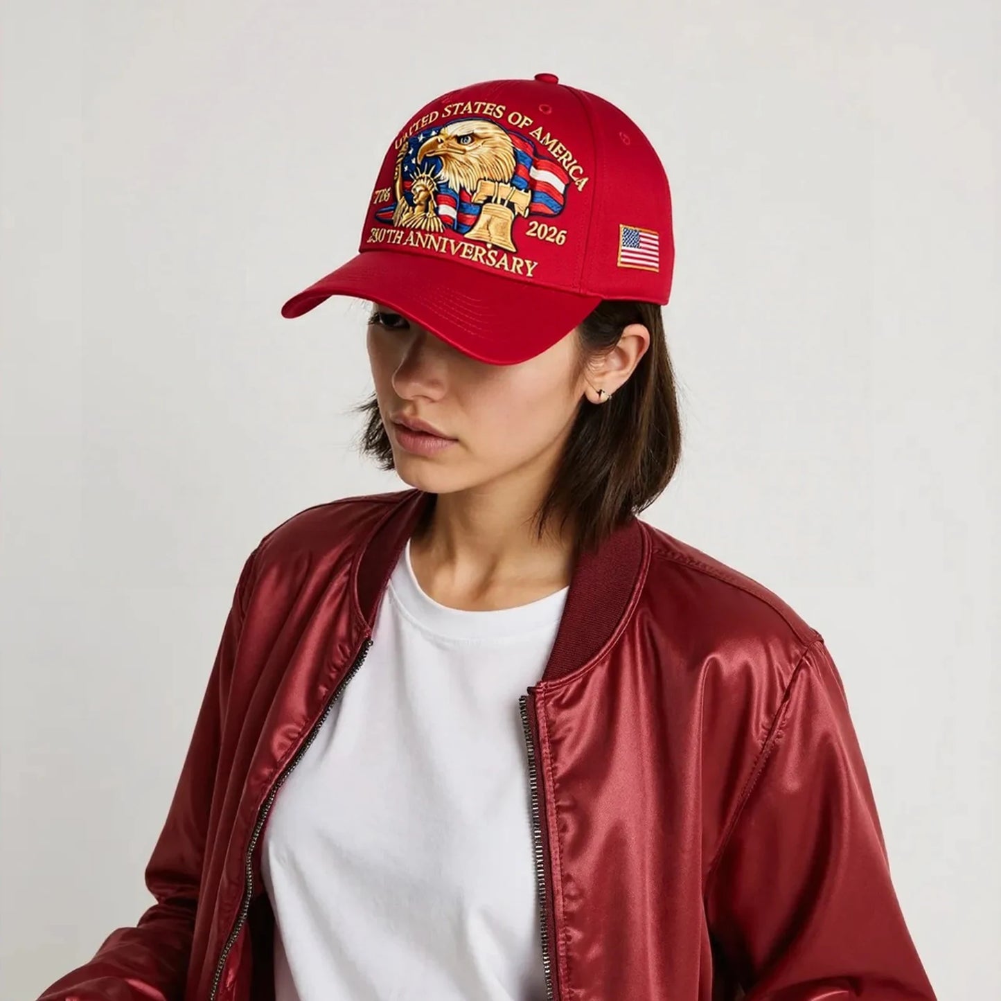 Breathable Patriotic Baseball Cap United States Tribute Hat
