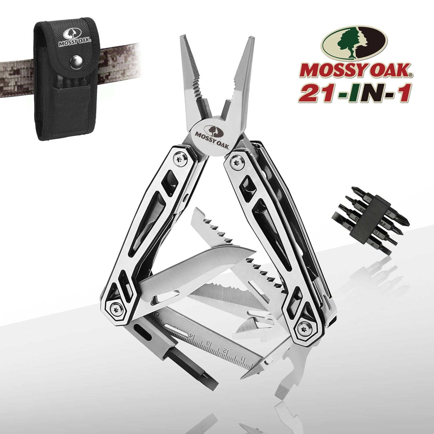 WORKPRO 21 In 1 Multi Function Pliers Outdoor Survival Tool