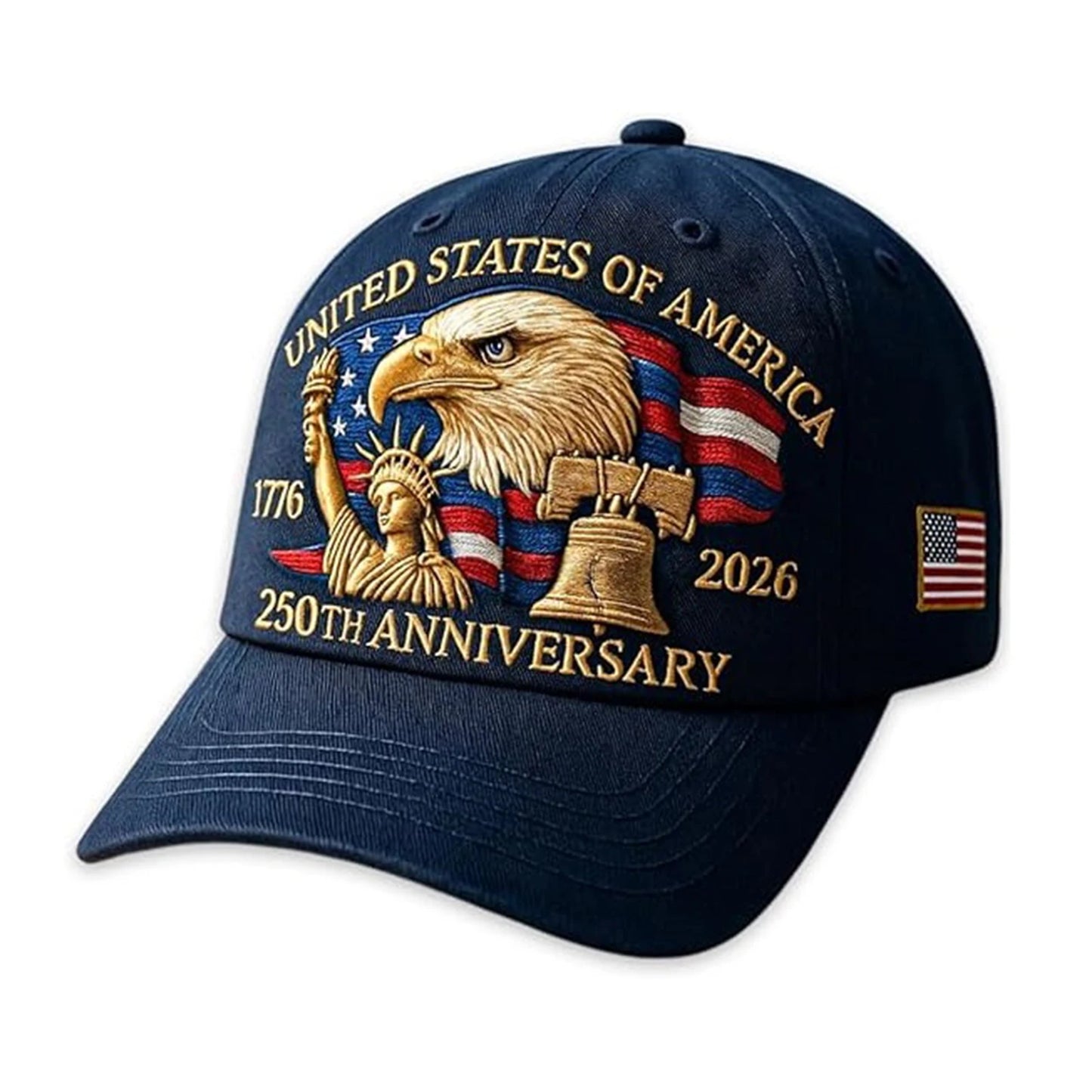 Breathable Patriotic Baseball Cap United States Tribute Hat