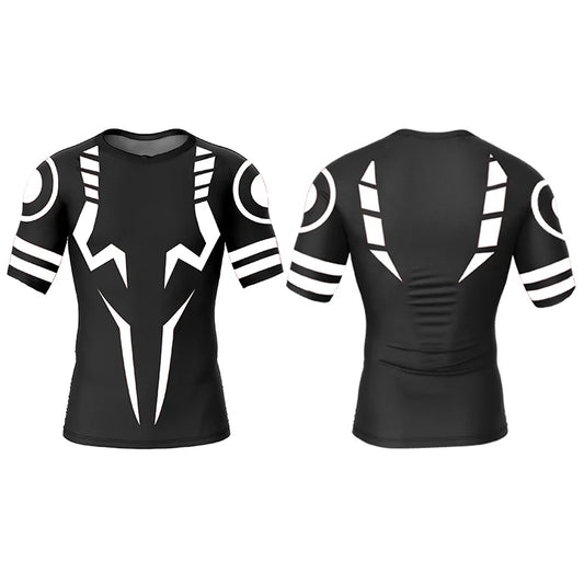 Anime Jujutsu Kaisen Sukuna 3D Print Compression T Shirt