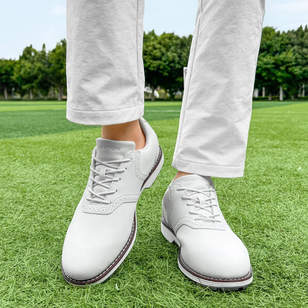 Lenox Golf Shoes Men Spikes Sneakers Walking Footwear