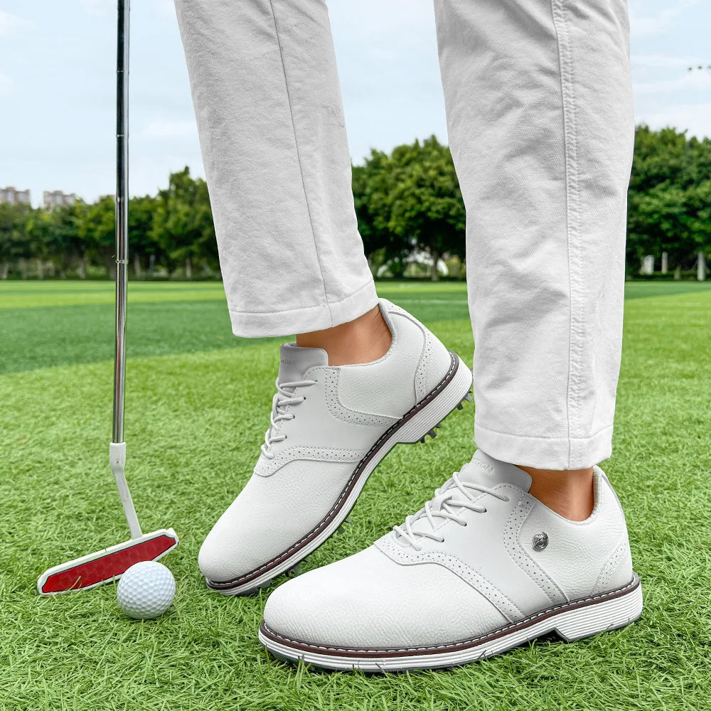 Lenox Golf Shoes Men Spikes Sneakers Walking Footwear