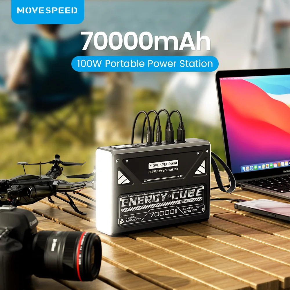 Movespeed Z70 Pro 70000mAh Power Bank USB C Fast Charge