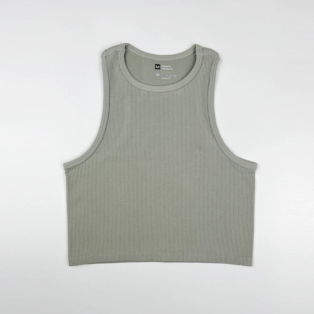 Women Yoga Vest Elastic Gym Crop Top Fitness Tank Pro