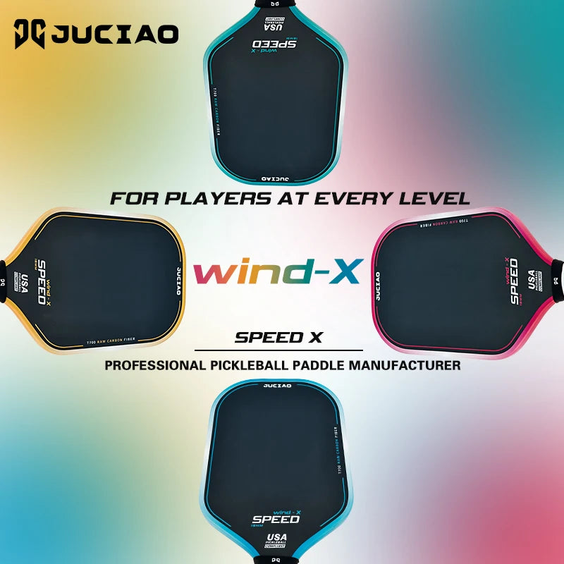 JUCIAO Gen3 Carbon Fiber Pickleball Paddle For Power And Spin