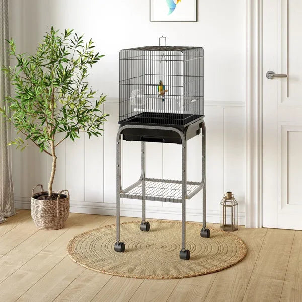 Metal Indoor Bird Cage Parrot Cage Bird Aviary Stainless Steel