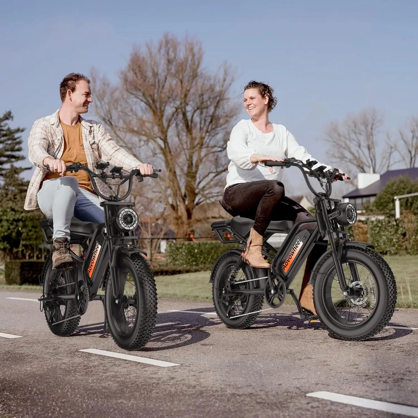 AOVOWHEEL AW2PRO 1500W Electric Fat Tire Bike 31MPH