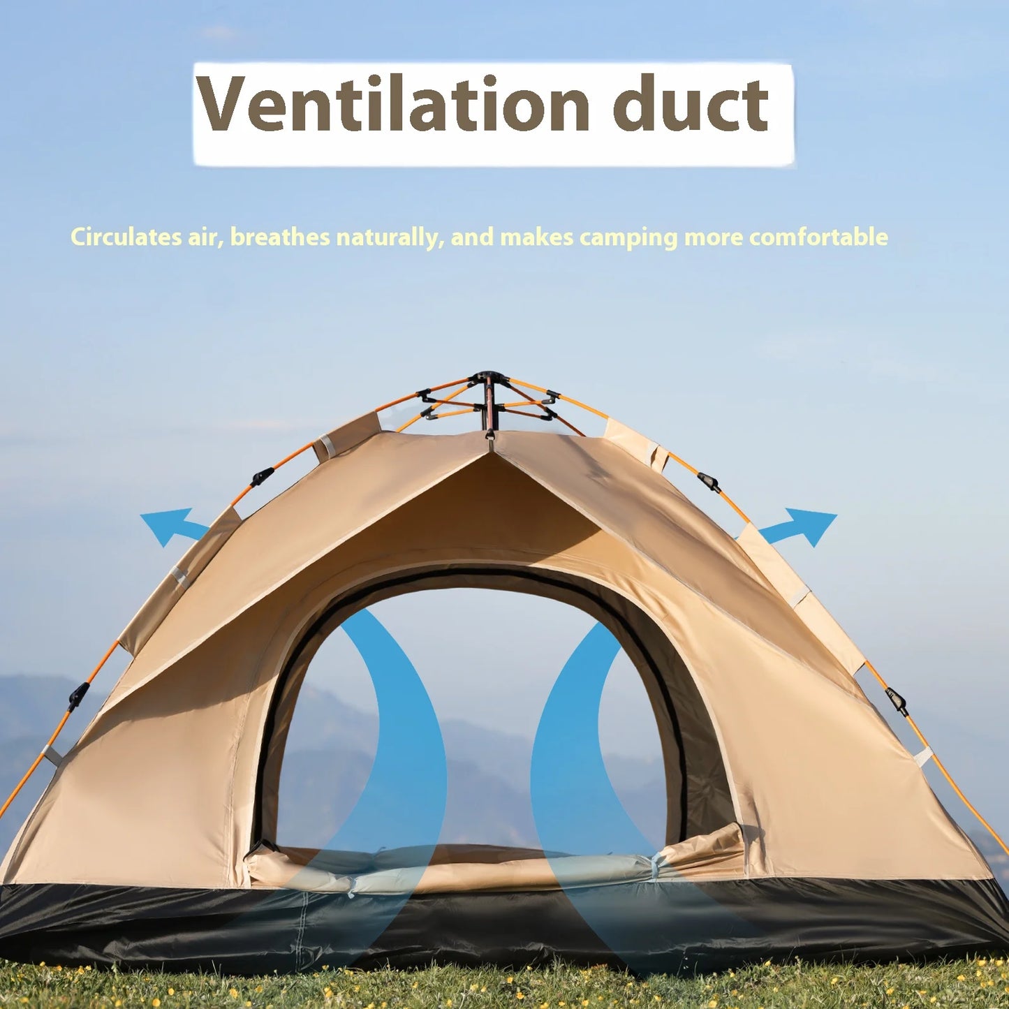 Pakicetus Instant Portable Tent Shelter for Beach and Camping
