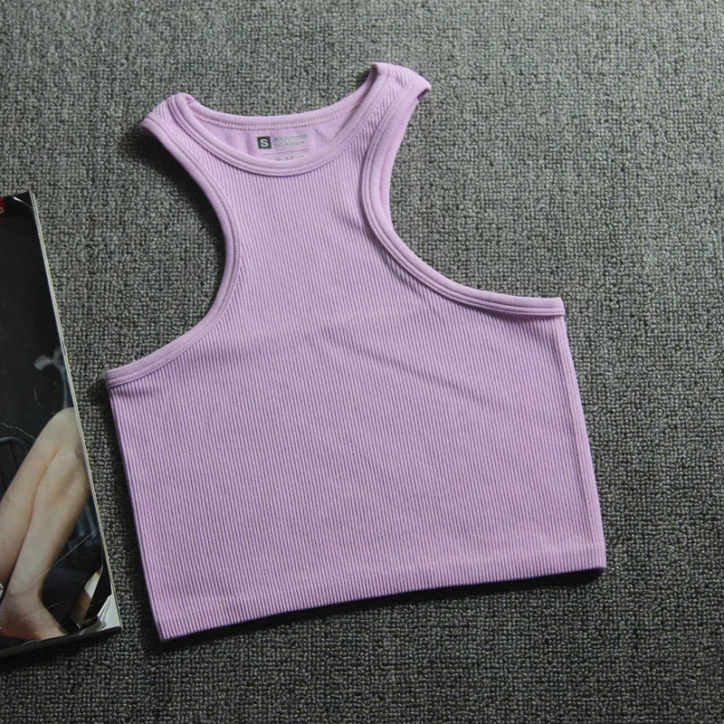 Women Yoga Vest Elastic Gym Crop Top Fitness Tank Pro