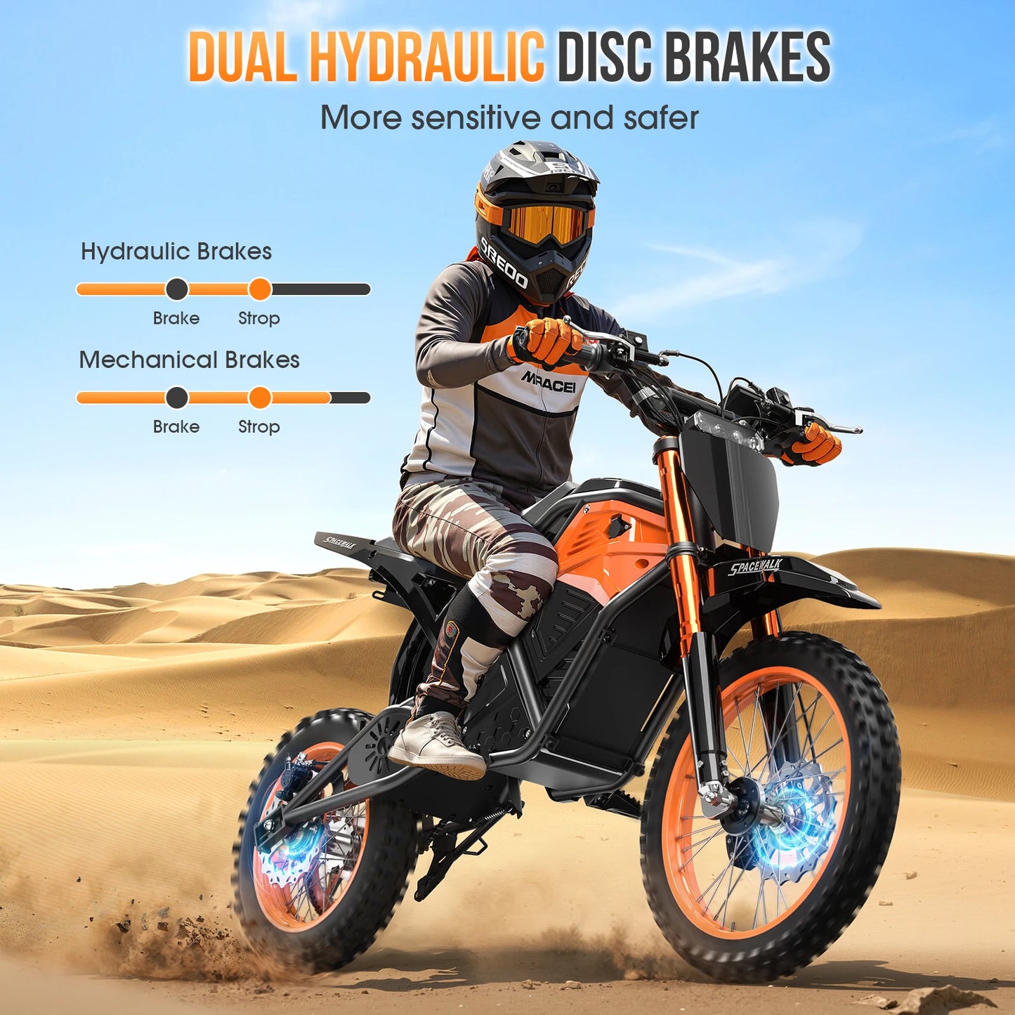 EILLEO SPACEWALK EB007 Electric Dirt Bike 3000W Peak Power