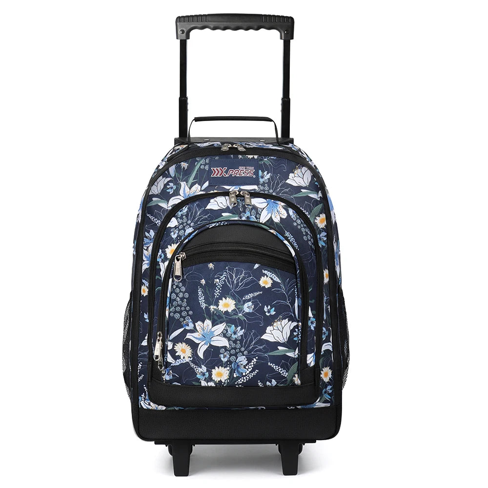 New York XPress Wheeled Travel Backpack For Men Business Class
