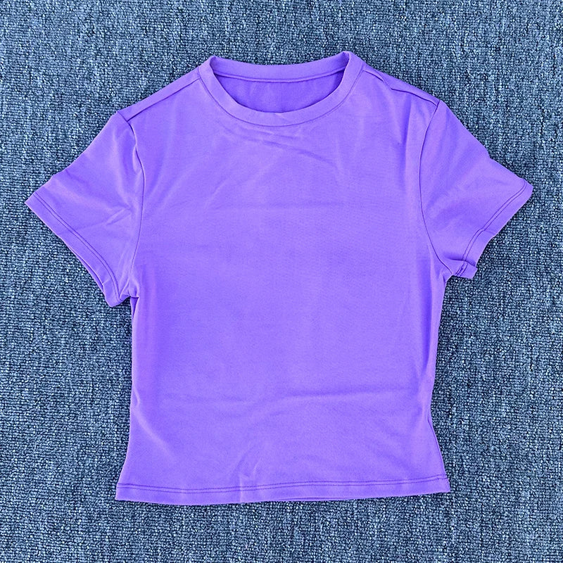 Womens Quick Dry Yoga T Shirt For Running And Fitness