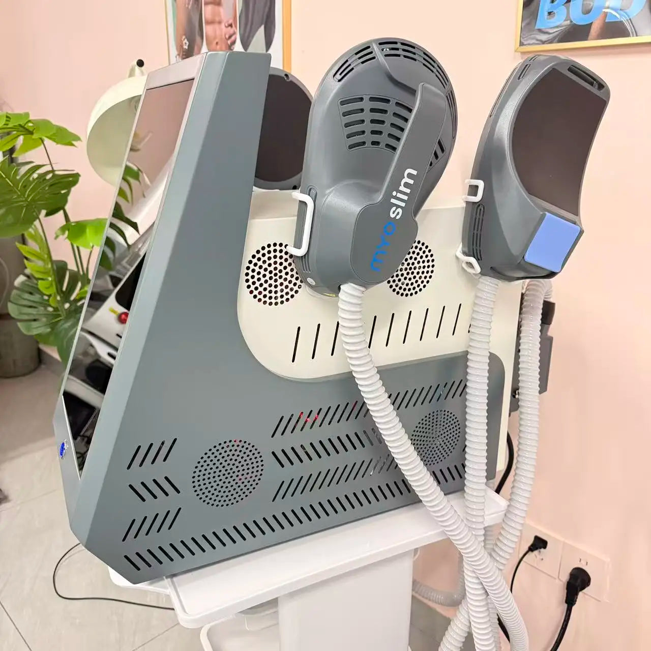 Myoslim Electromagnetic Muscle Stimulation Slimming Machine EMS Training