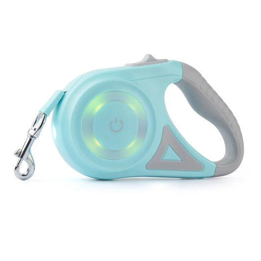 Booteely Automatic Retractable Dog Leash with LED Flashlight