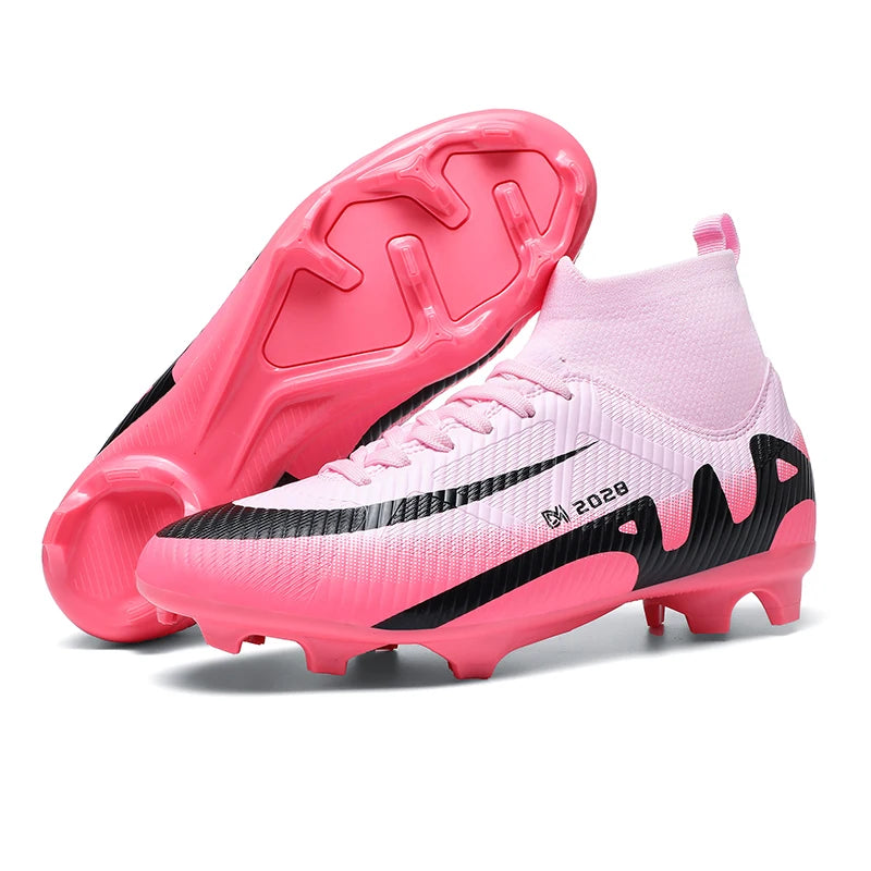 Sxfdneay Mens Soccer Shoes Professional Lightweight Non Slip Cleats