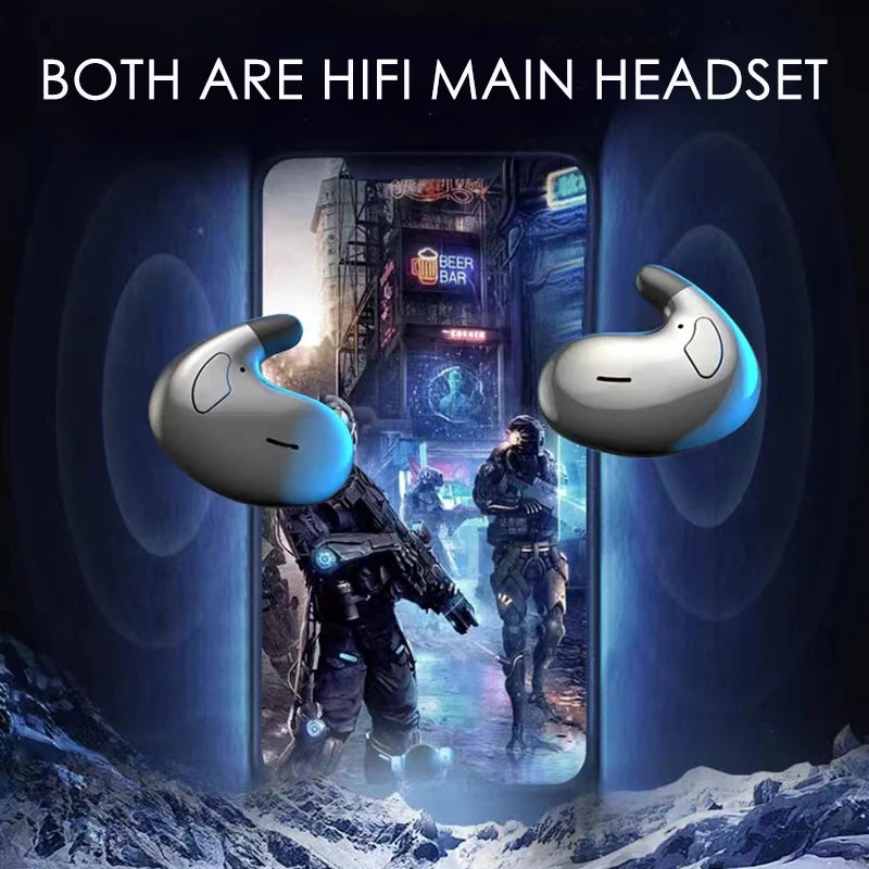 SHUKE Ultra-Thin Sleep Headphones Bluetooth Wireless Earbuds