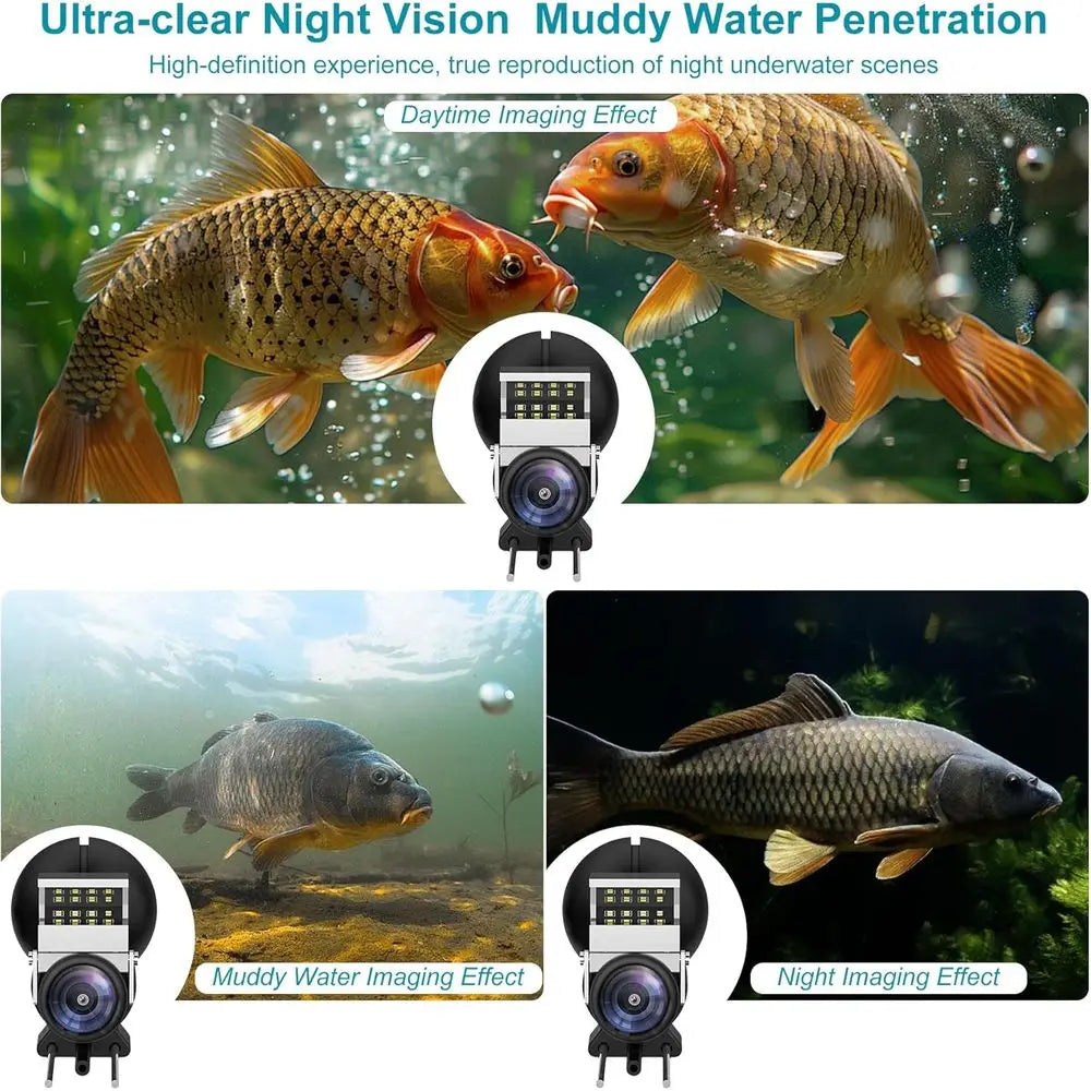 HD Underwater Fishing Camera With Night Vision And 100ft Cable