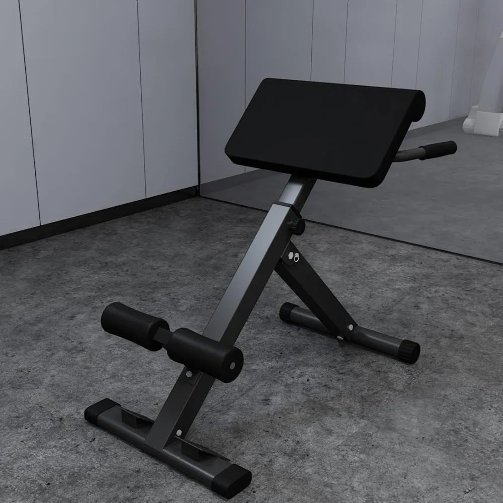 Adjustable Folding Roman Chair for Waist and Lumbar Training