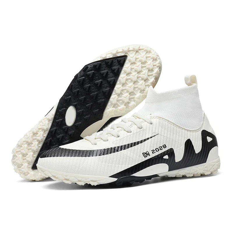 Sxfdneay Mens Soccer Shoes Professional Lightweight Non Slip Cleats