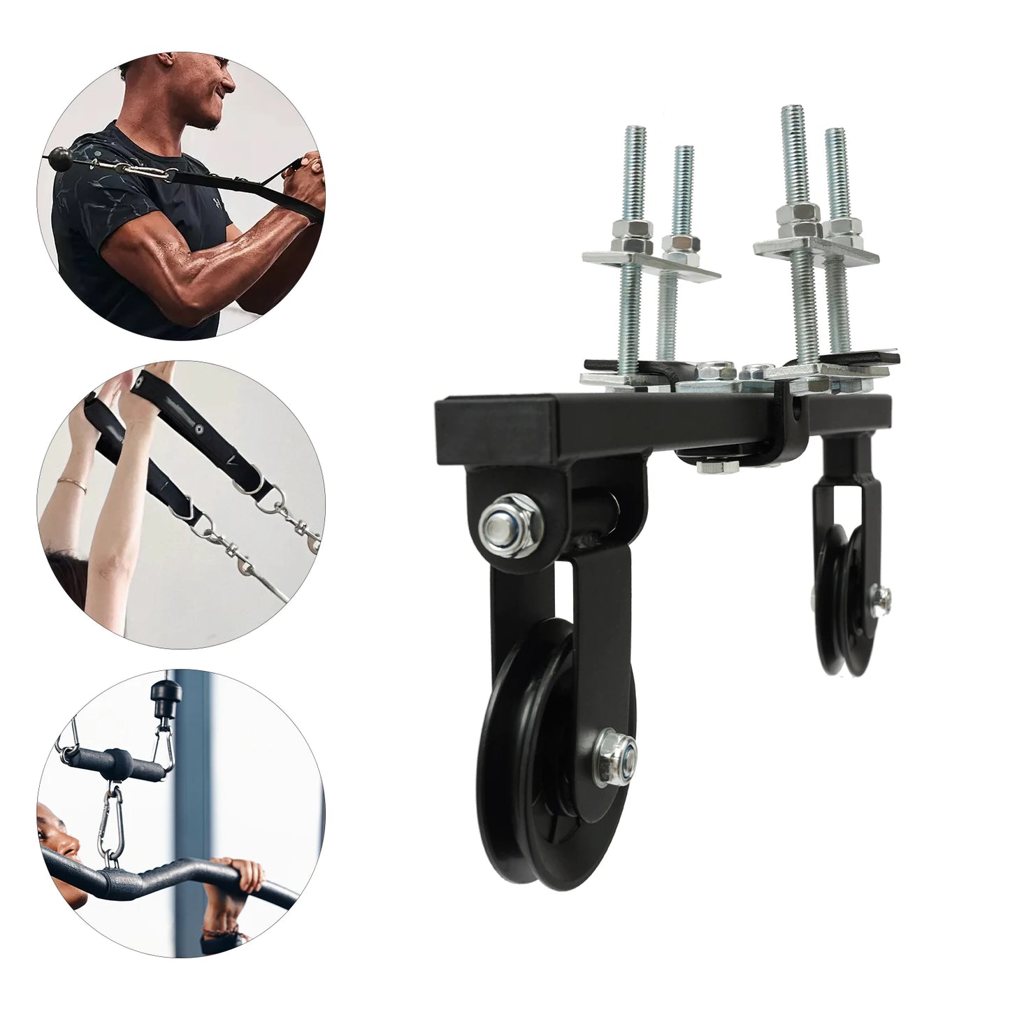 Cable Pulley System for Home Gym Strength Training