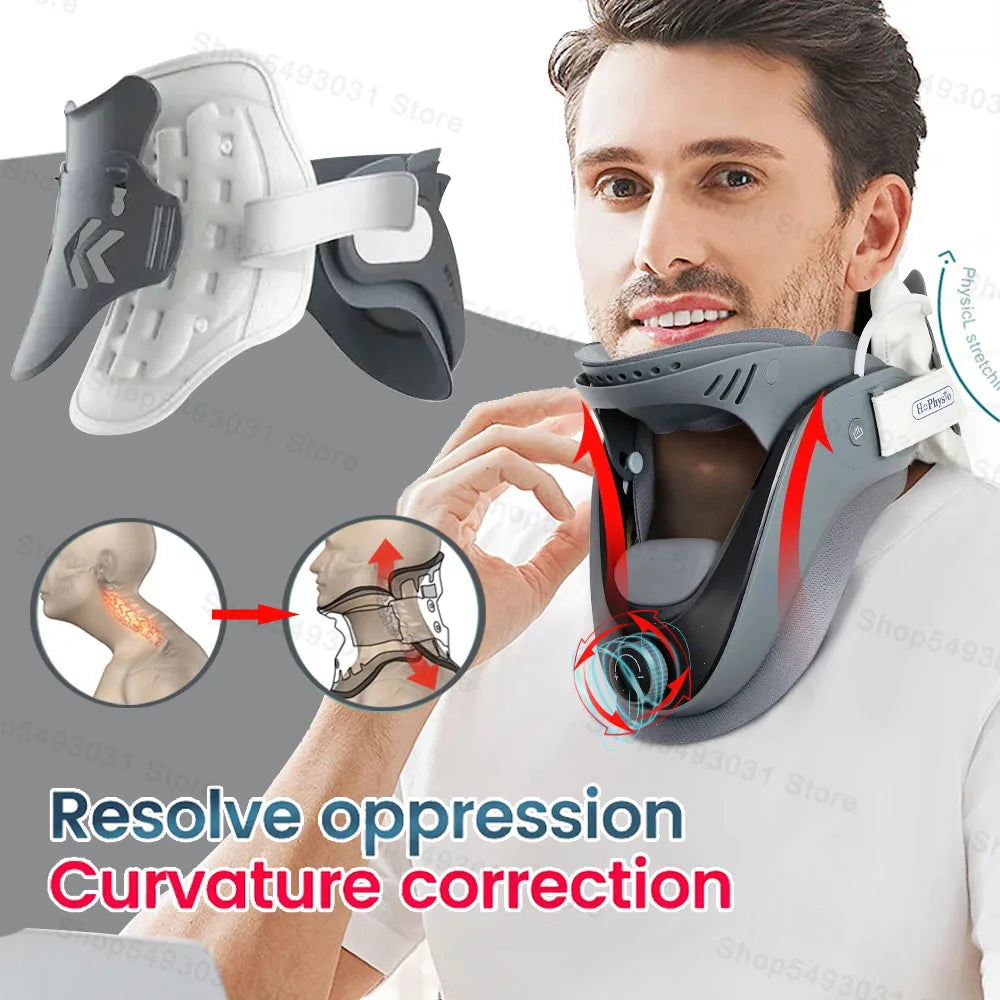 Adjustable Cervical Neck Traction Device For Home Use