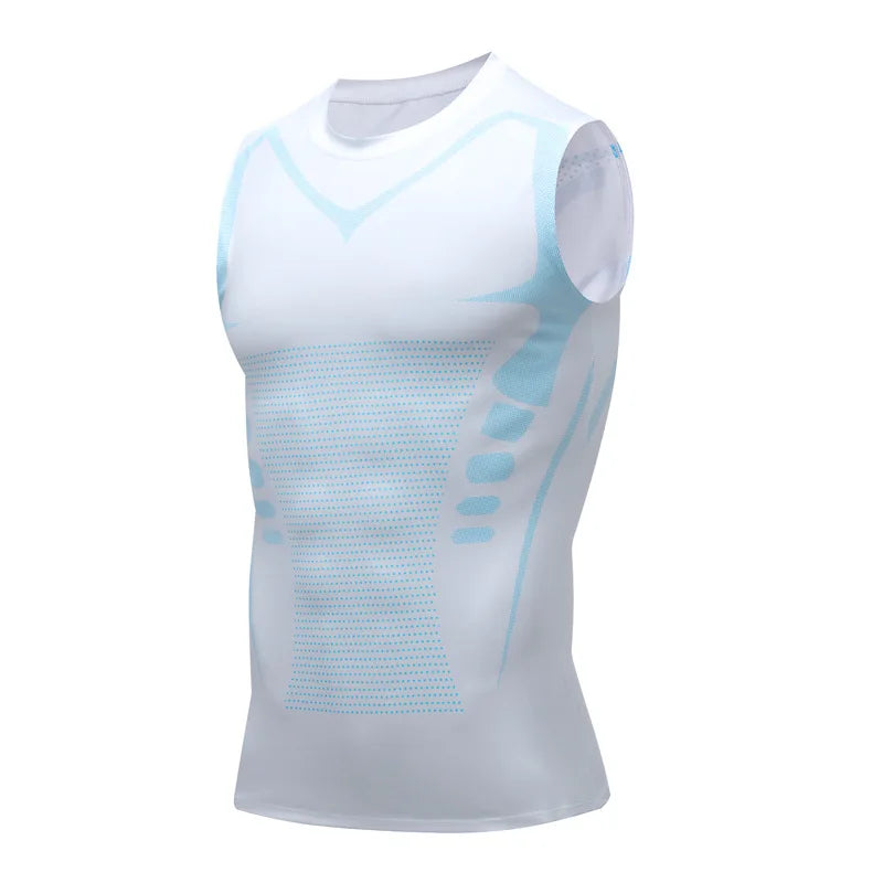 NONECN Men Compression Tank Top Gym Vest Quick Dry