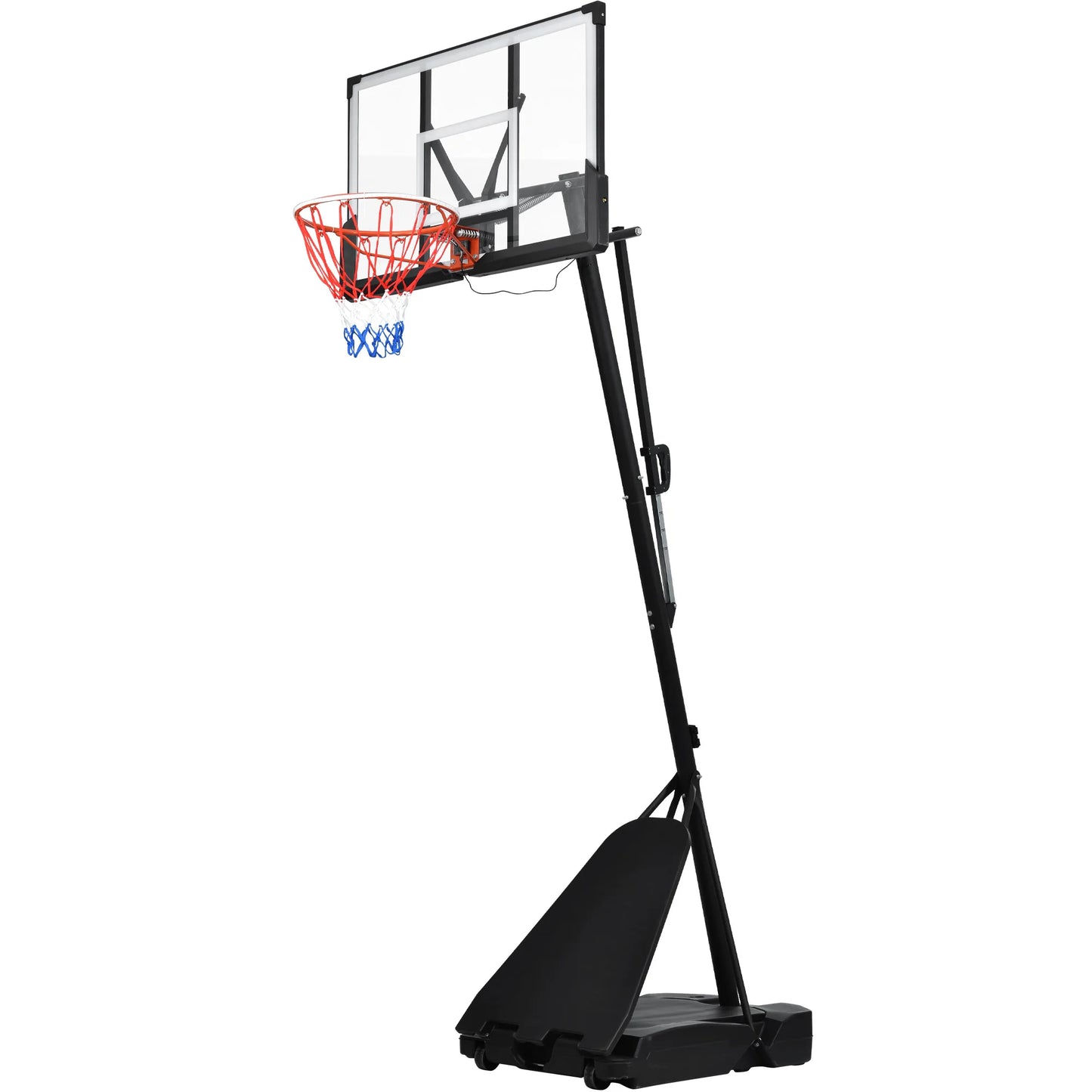 Portable Basketball Hoop System With LED Lights for Night Play