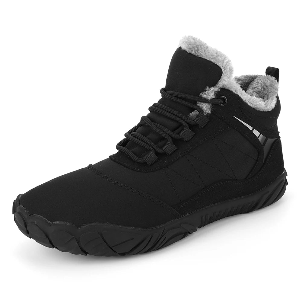 Winter Barefoot Snow Boots Non Slip With Wide Toe Box
