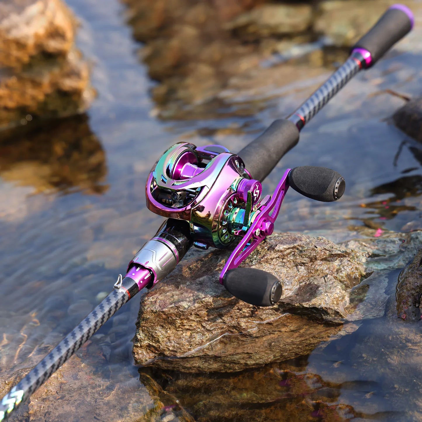 FridayInFishing Telescopic Carbon Fiber Fishing Rod Fast Action Long Cast