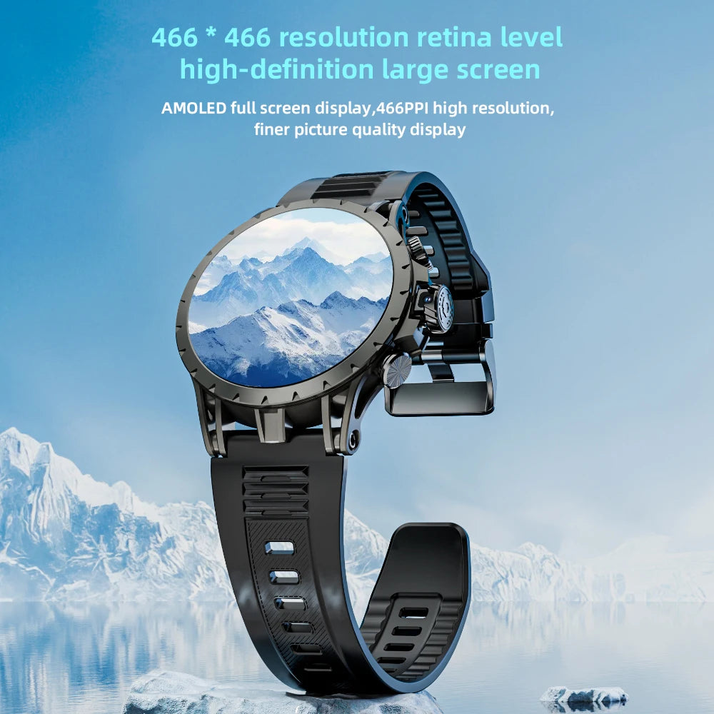 LOKMAT APPLLP 4 Android Smartwatch With 4G AMOLED Camera