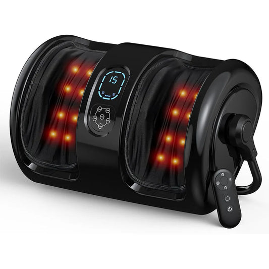 Foot Calf Massager Deep Tissue Shiatsu Heat Kneading