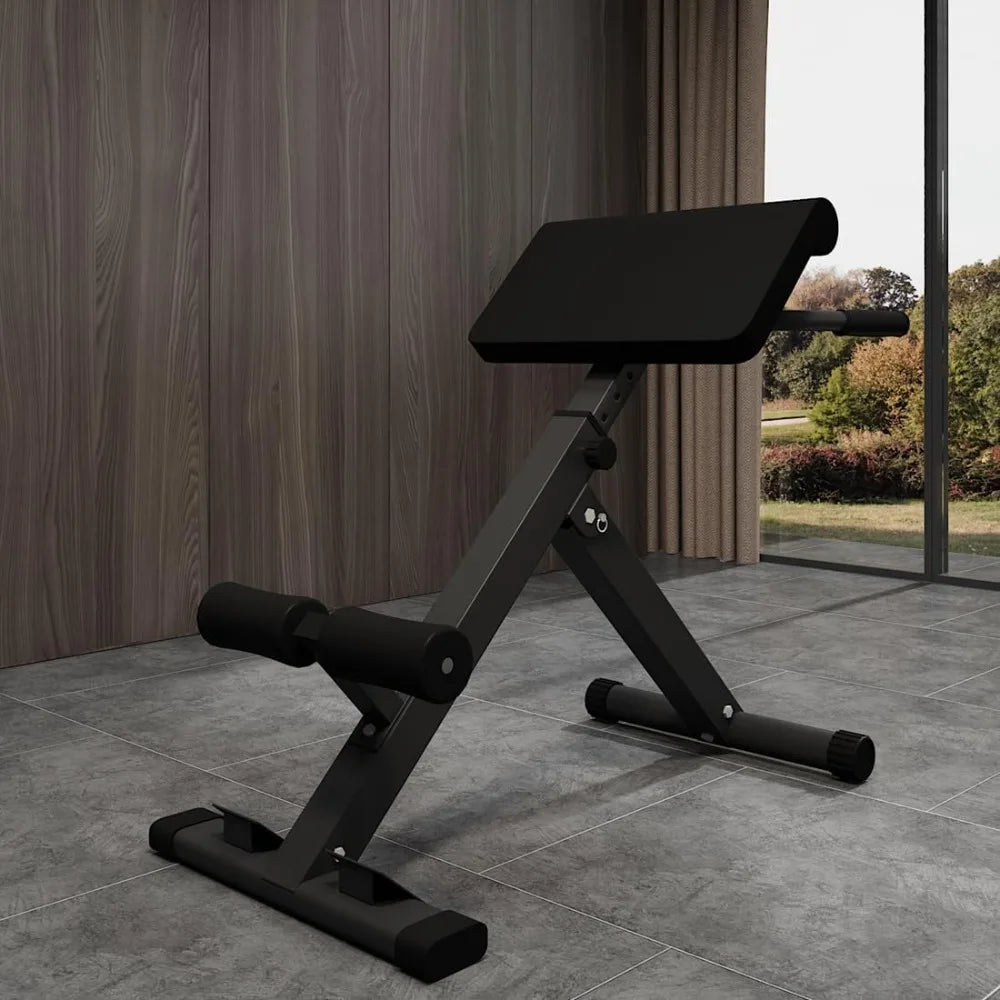 Adjustable Folding Roman Chair for Waist and Lumbar Training