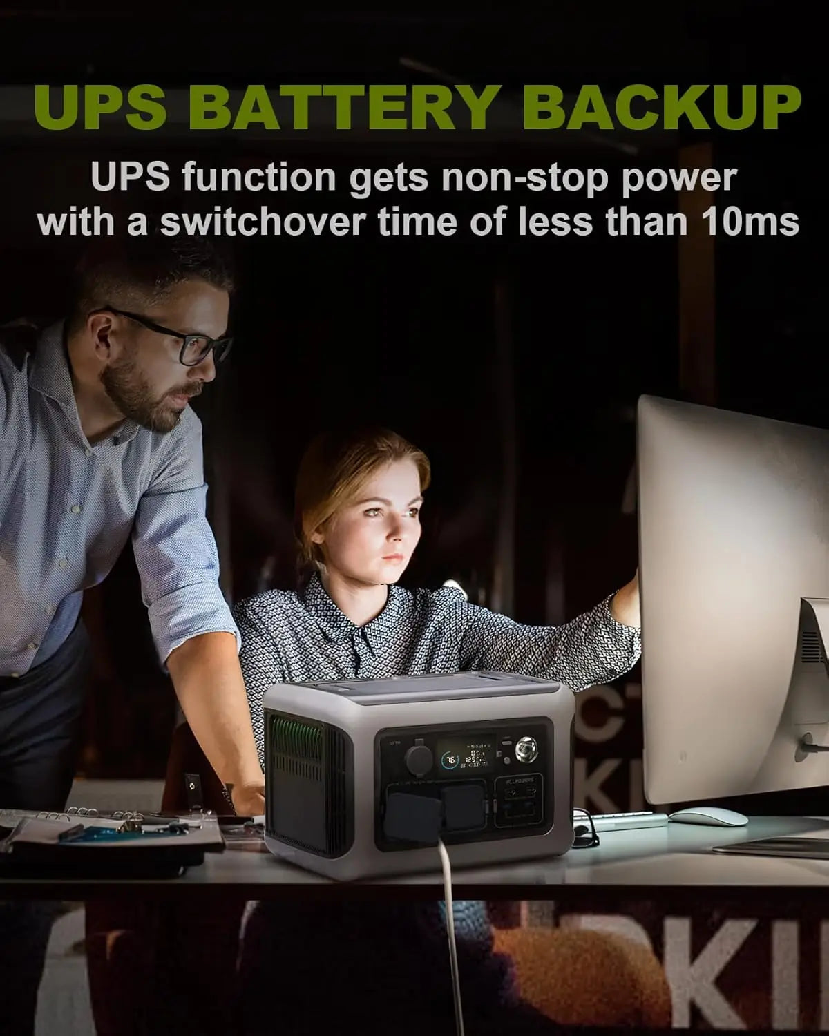 ALLPOWERS R600 Portable Power Station 299Wh LiFePO4 Battery