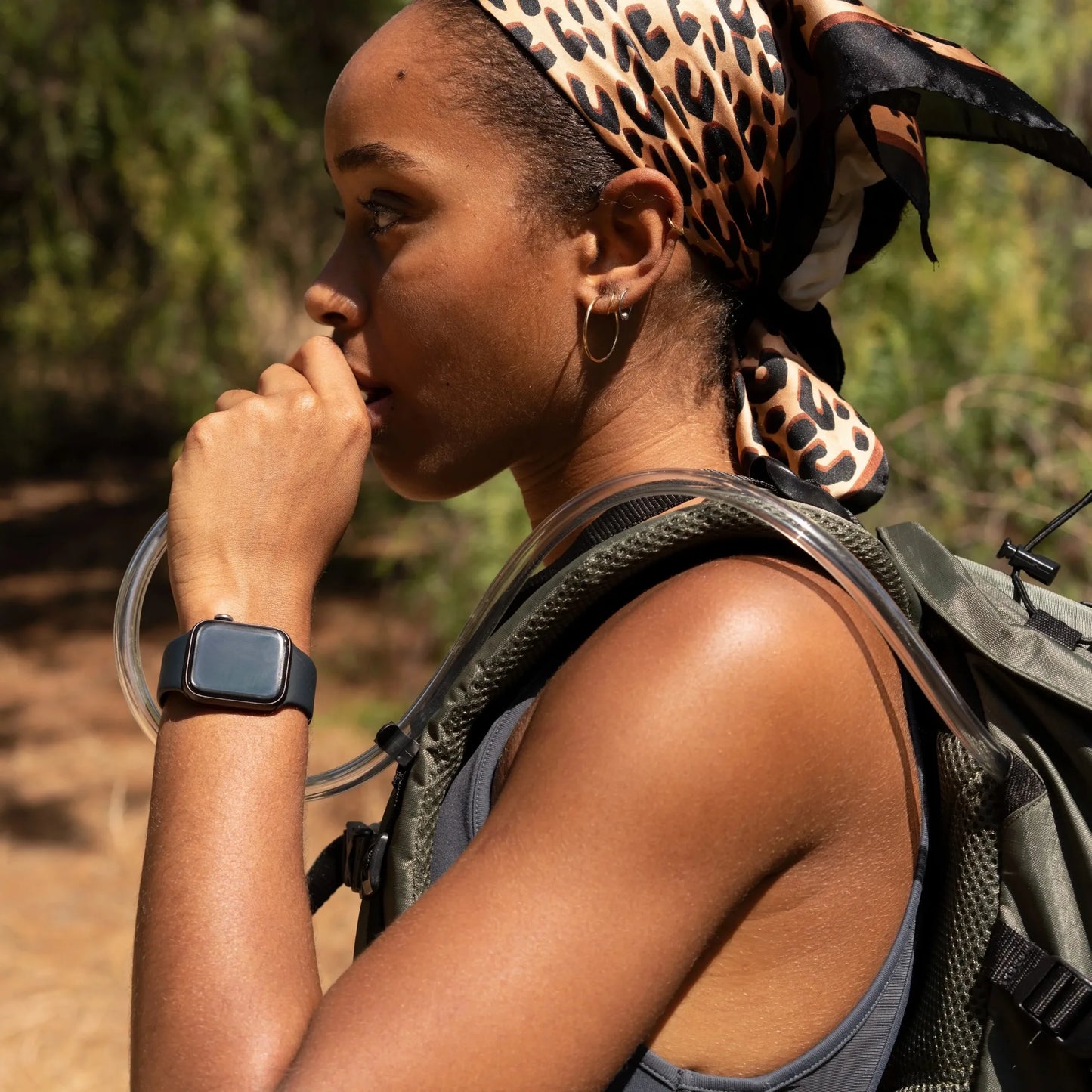 Unisex Hydration Pack With Reservoir And Internal Frame